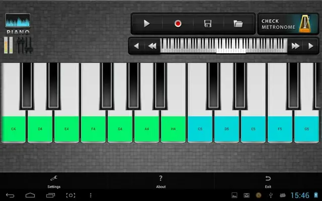 Keyboard Piano android App screenshot 0